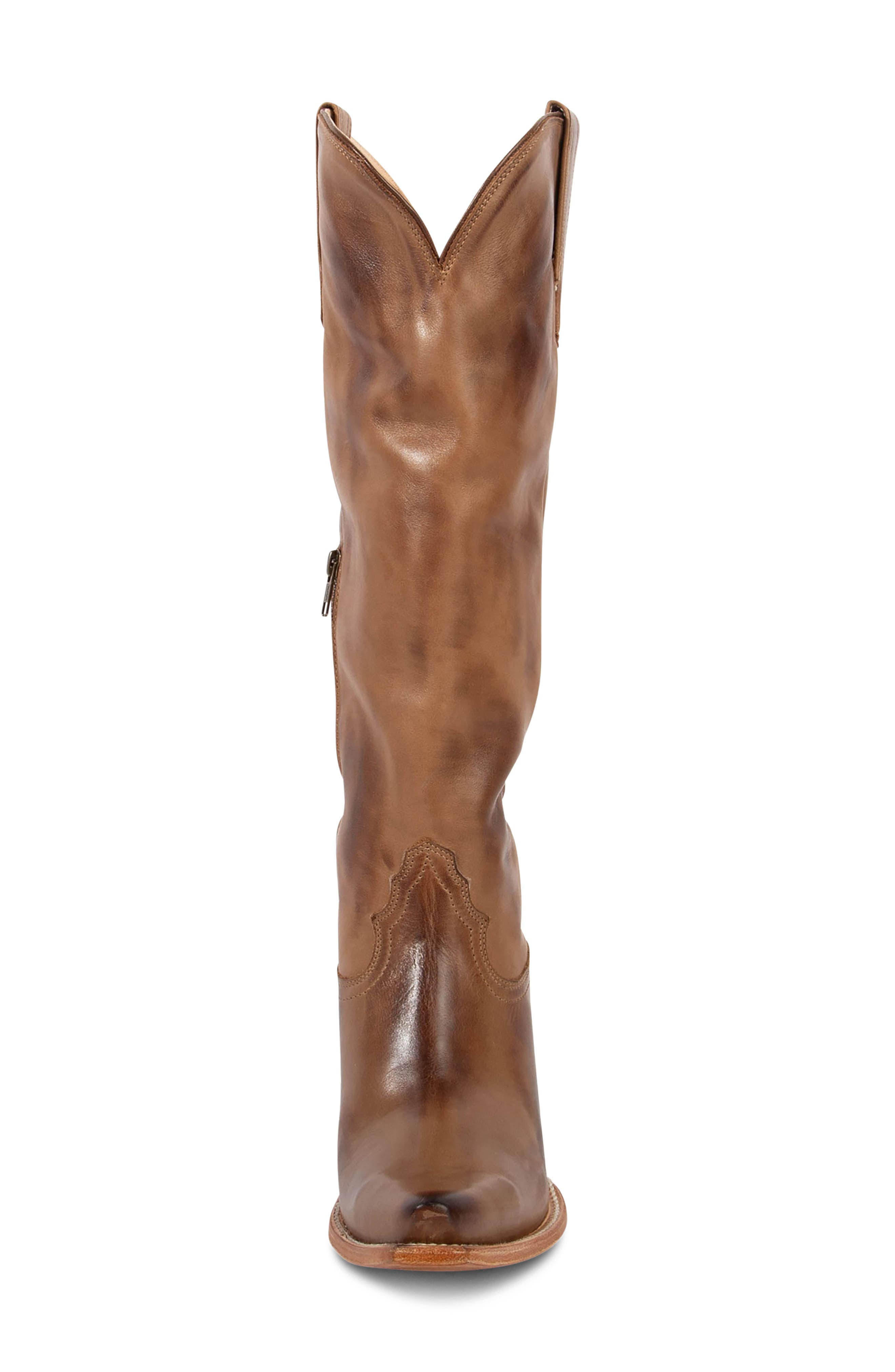 Thunderbird Leather Western Boot, Alternate, color, BEIGE