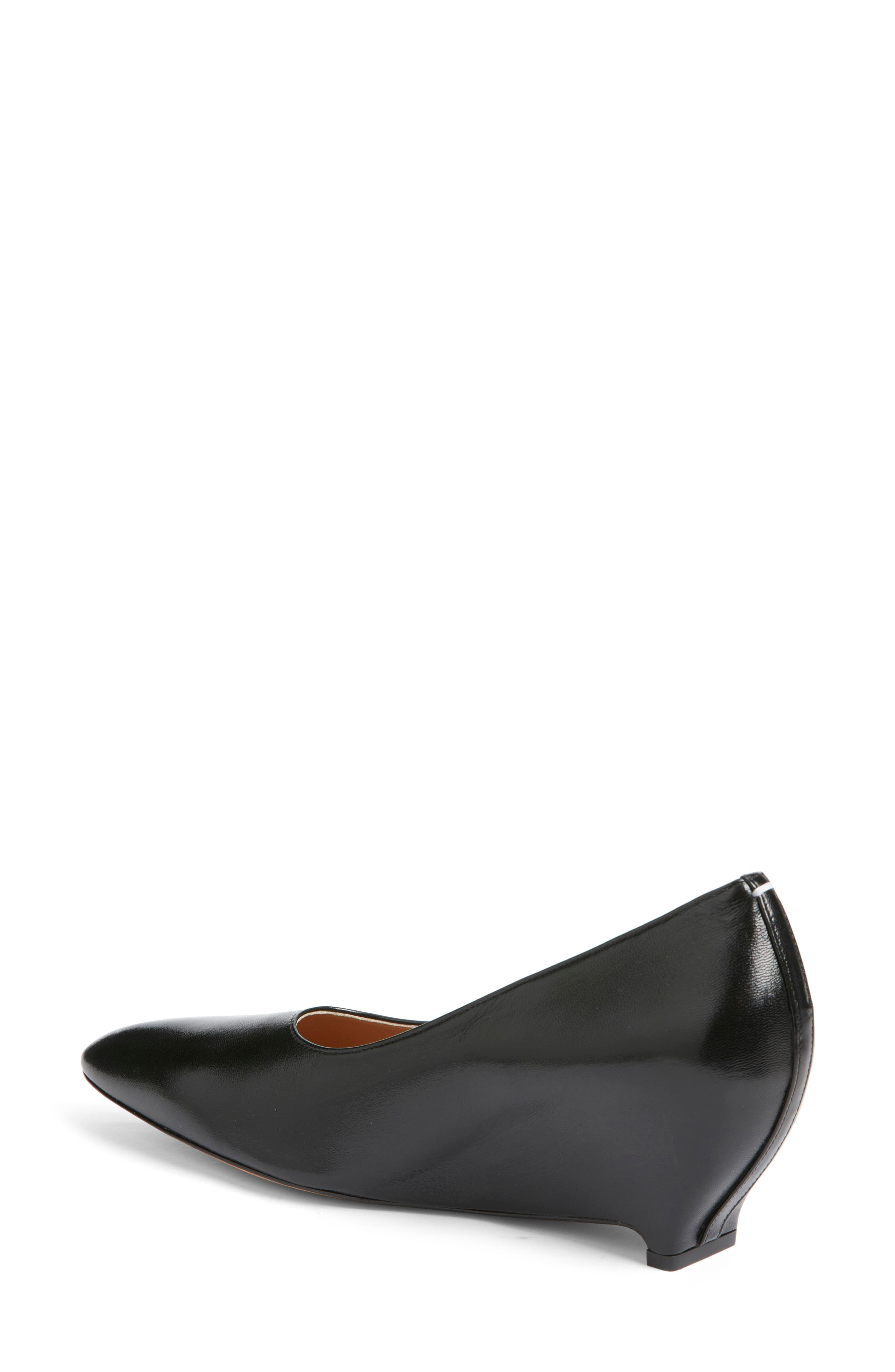 Maison Margiela Wedge Pointed Toe Pump, Alternate, color, Black