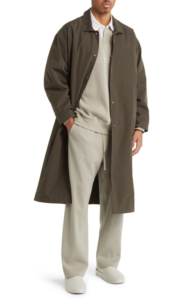 Fear of God Essentials Long Coat, Main, color, 