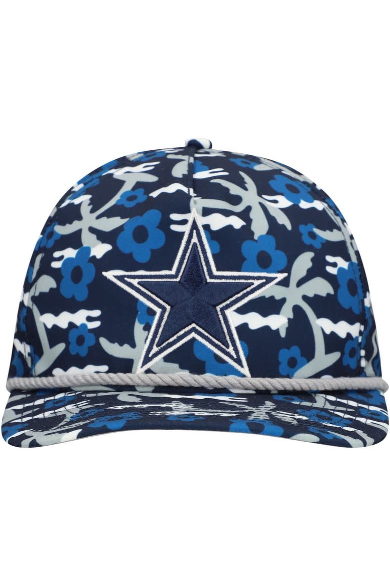 Men's New Era Navy Dallas Cowboys Wakey Wakey Golfer Snapback Hat, Alternate, color, Navy