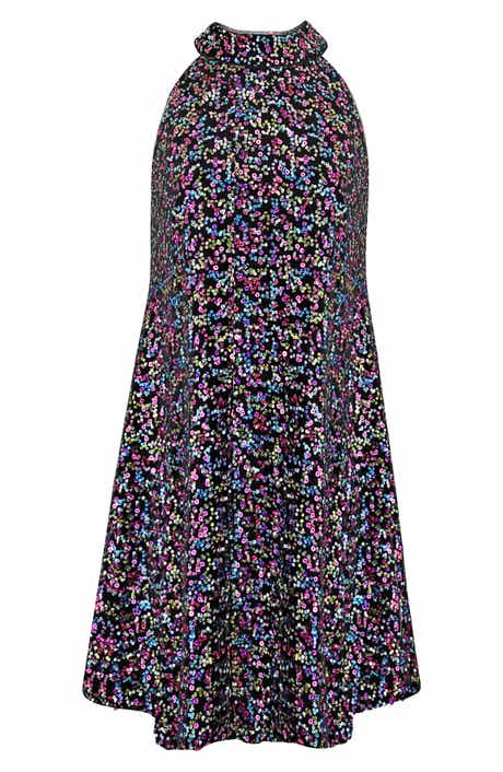 Kids' Sequin Swing Dress