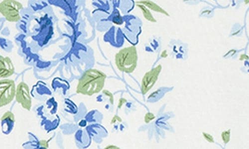 Little Me Toile Print Zip Footie In Multi