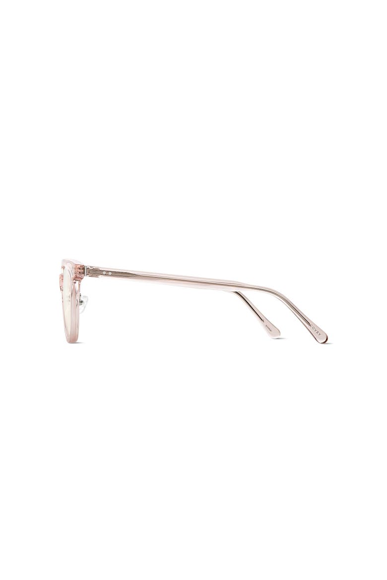 Agena Blue Light Glasses, Alternate, color, Peach