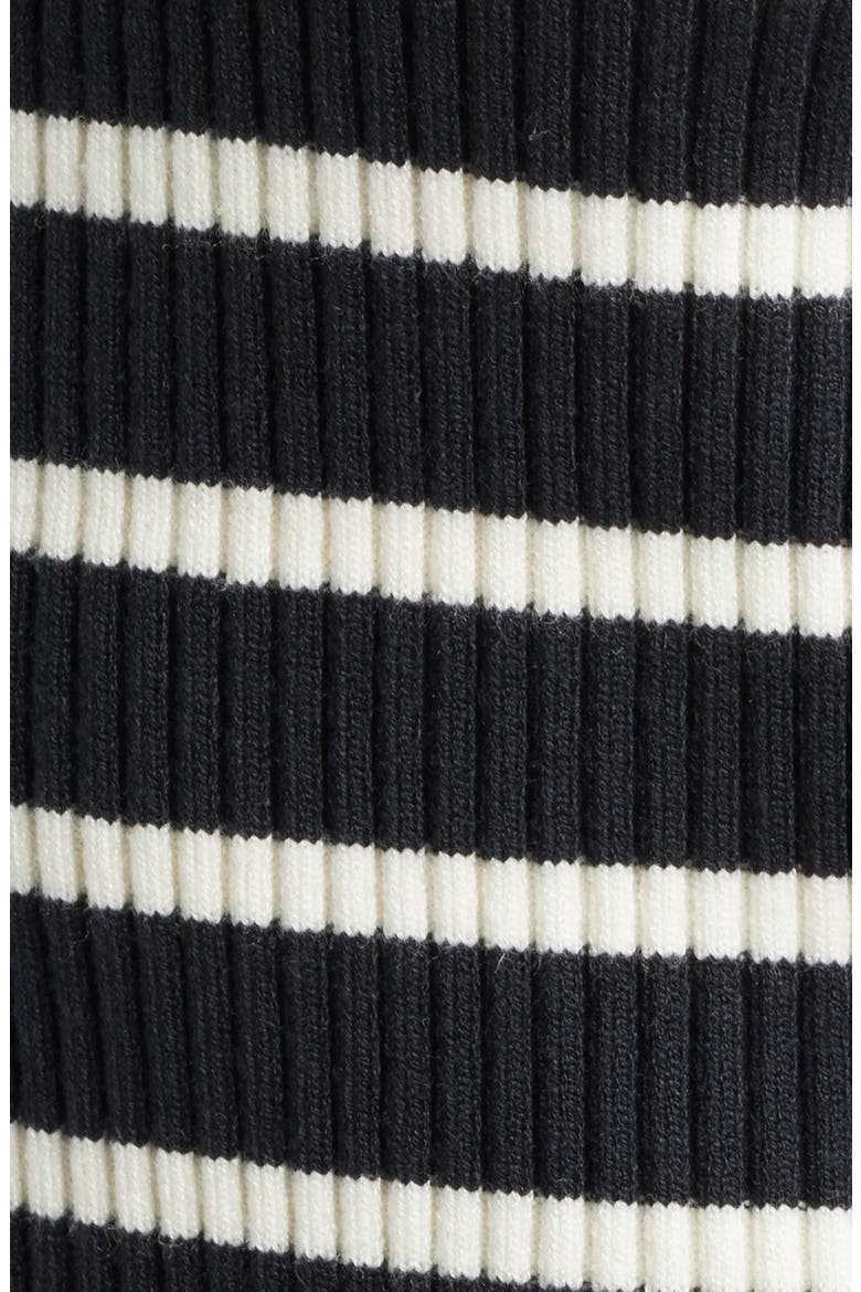 Stripe Sweater Vest, Alternate, color, BLACK