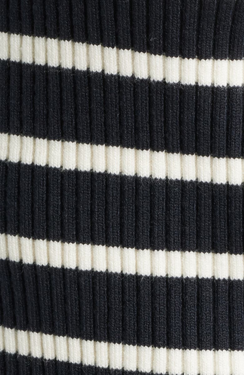 CITY BLUES Stripe Sweater Vest, Alternate, color, Black