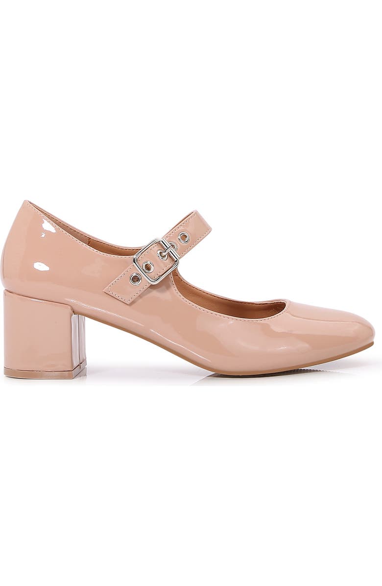BERNESS Orla Patent Mary Jane Pump, Alternate, color, Beige