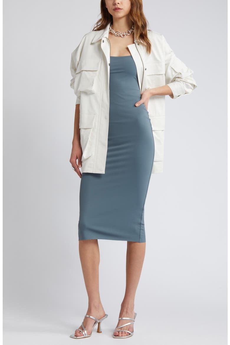 Oversize Twill Utility Jacket, Alternate, color, IVORY CLOUD