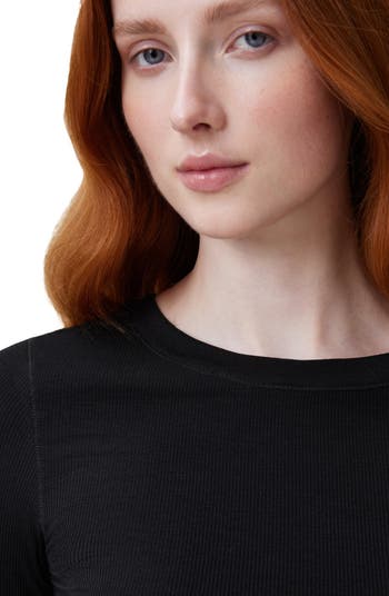 オールセインツ AllSaints Bec Long Sleeve Tee レディース シャツ トップス Black AllSaints Bec Long Sleeve T-Shirt | Nordstrom