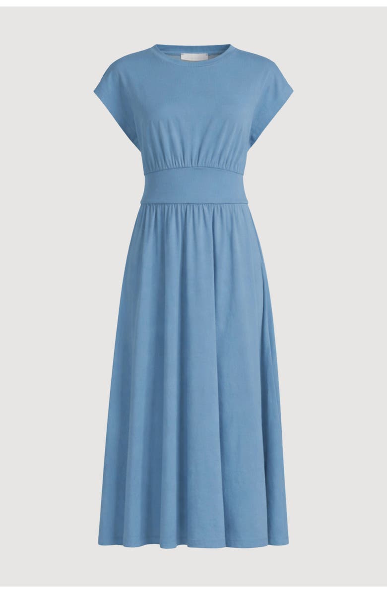 Modern Citizen Prima Jersey Midi Dress, Alternate, color, Dusty Blue