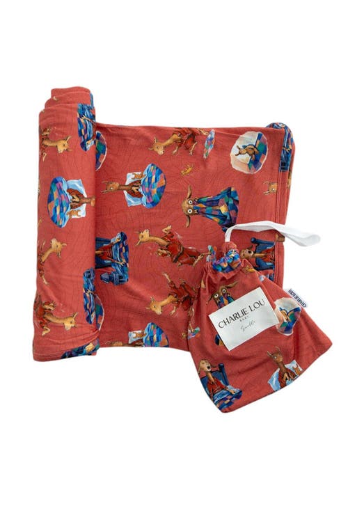 Shop Charlie Lou Baby ® Llama Llama Red Pajama Stretchy Swaddle