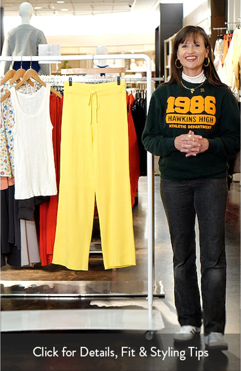 Ribbed Drawstring Pants, sales video thumbnail