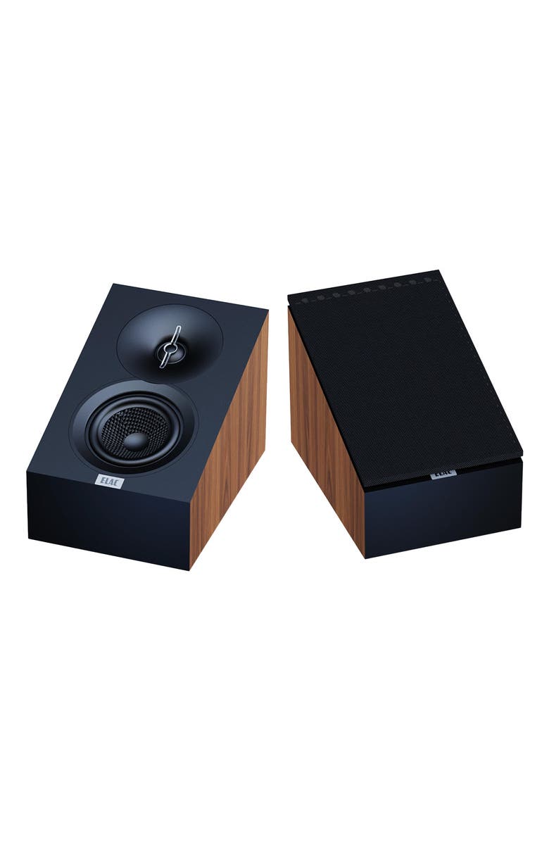 ELAC DA43 Debut 3.0 4 Inch Atmos Enabled Speakers - Pair, Main, color, Walnut