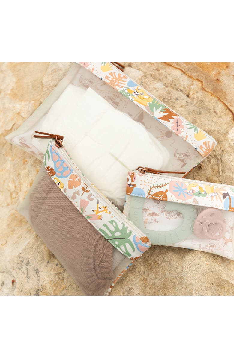 Petunia Pickle Bottom x Disney Hakuna Matata 3-Piece Organizer Pouch Trio, Alternate, color,