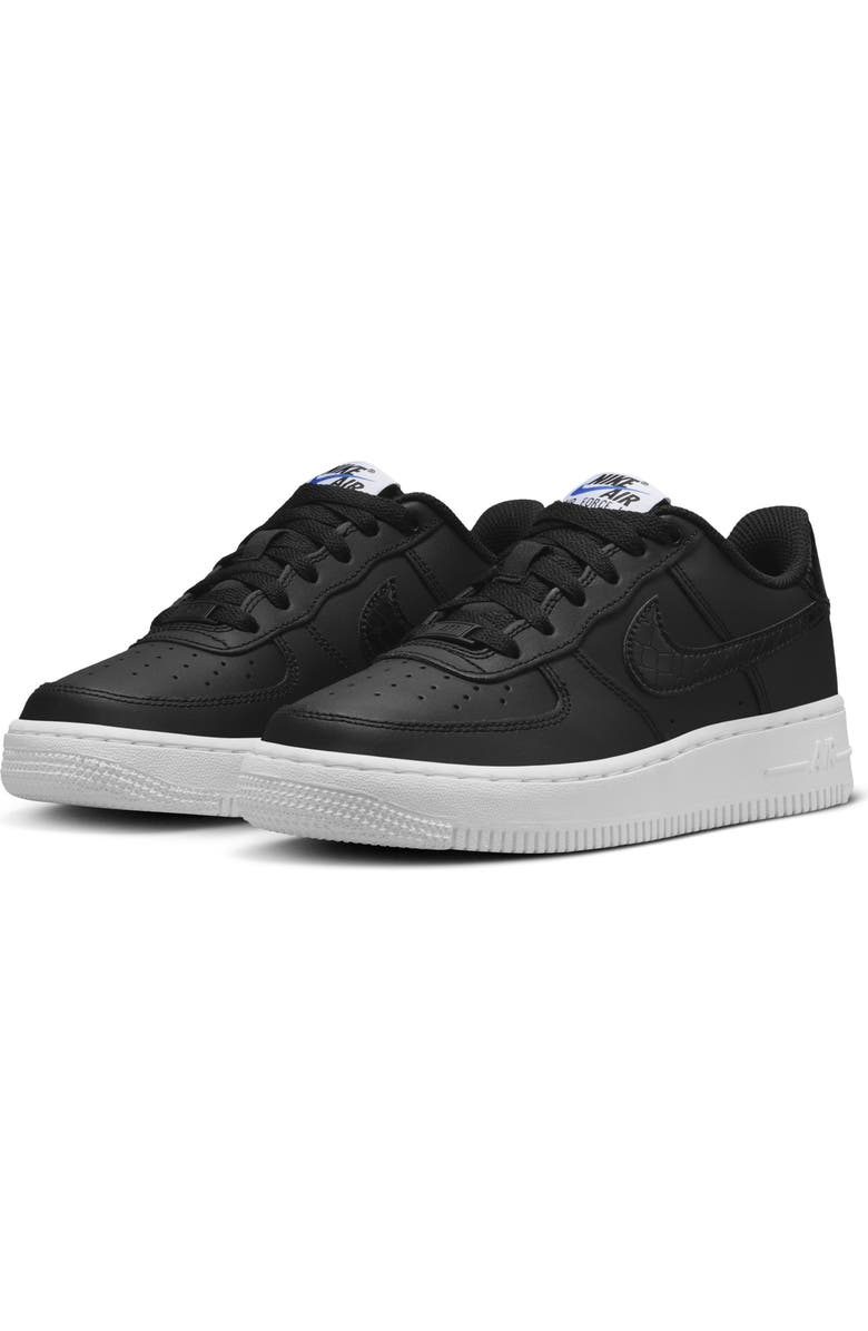 Nike Kids' Air Force 1 Basketball Sneaker, Main, color, Black/ White/ Black