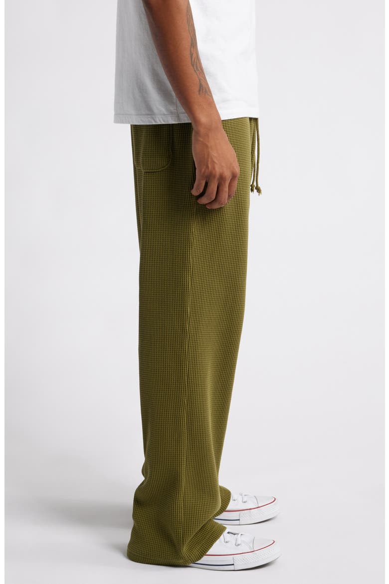 Core Cotton Thermal Sweatpants, Alternate, color, VINTAGE OLIVE