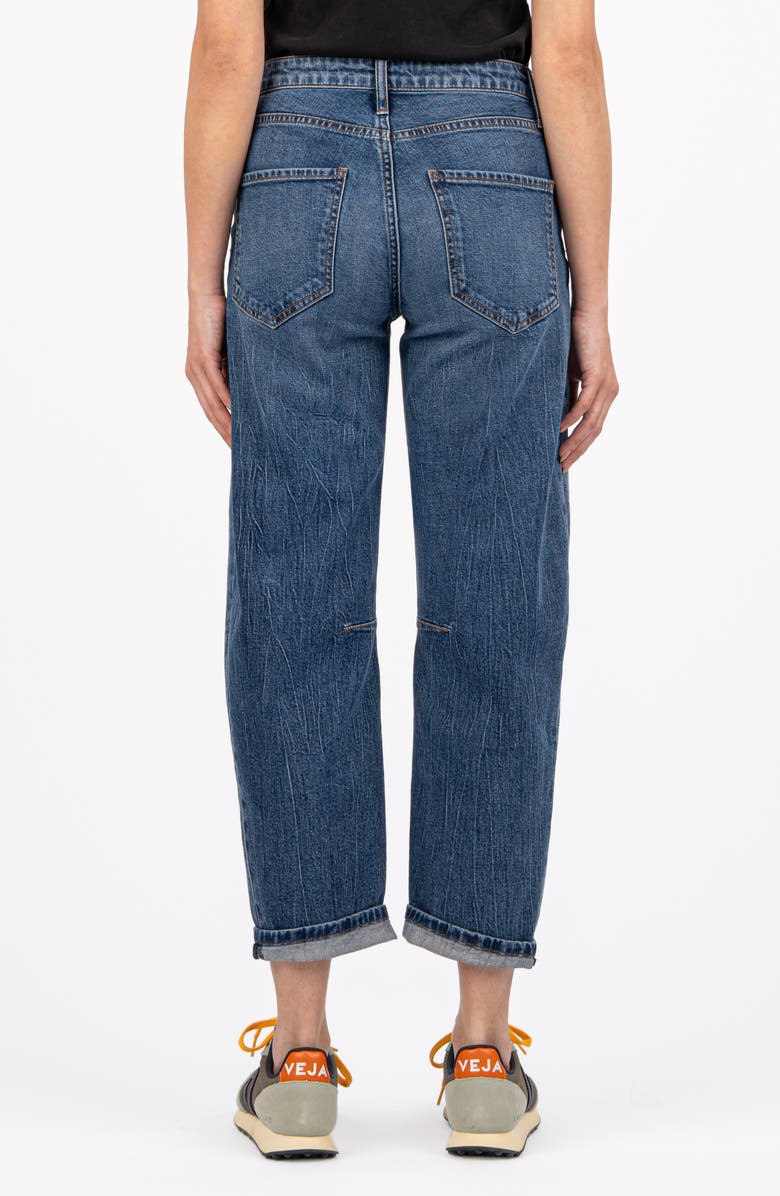 KUT ASHLEY HIGH RISE SLOUCHY BARREL JEAN IN IMPROV WASH