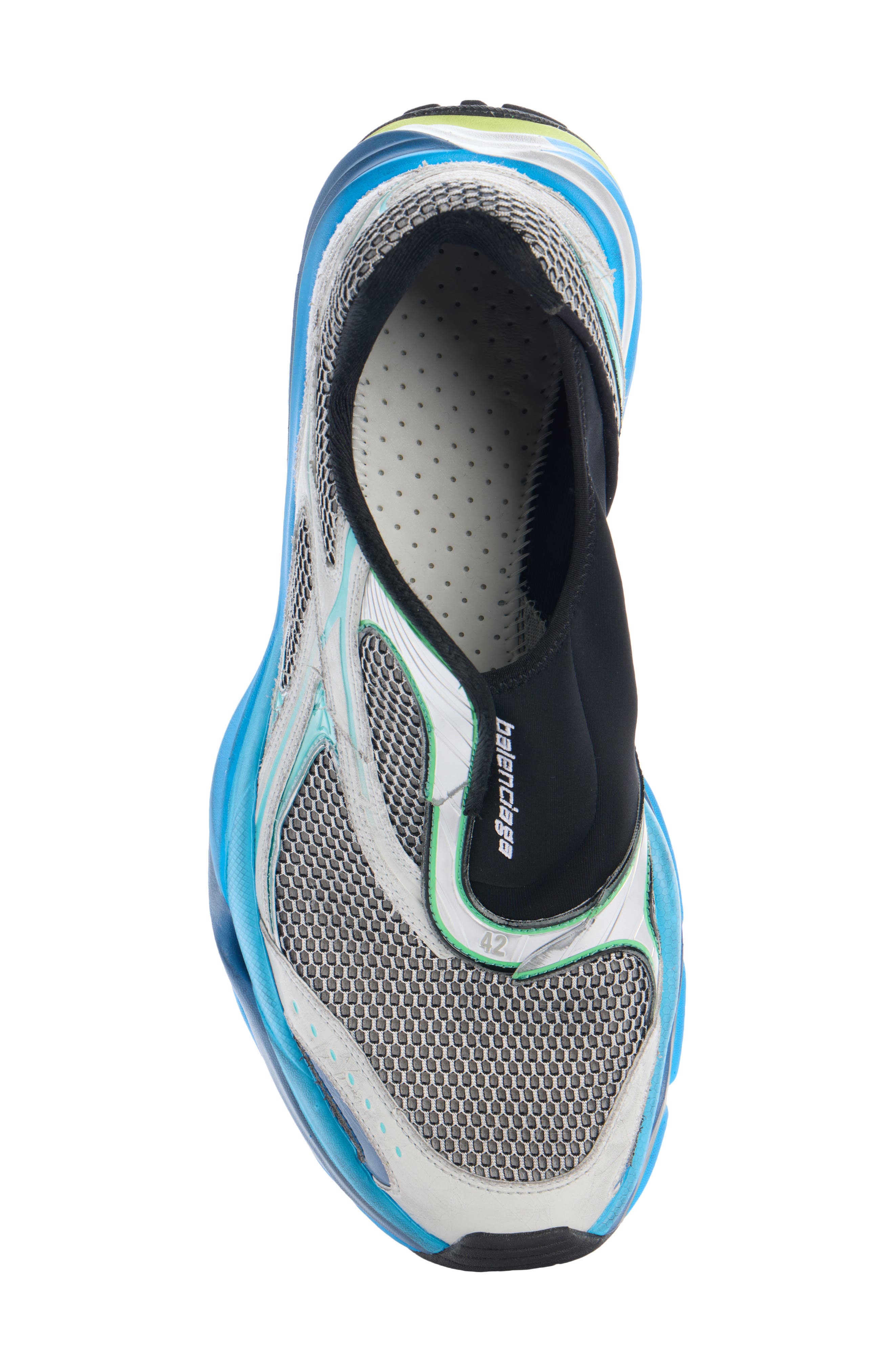 D'Orsay Sneaker, Alternate, color, 1147 GREY MIX/ BLUE/ YELLOW