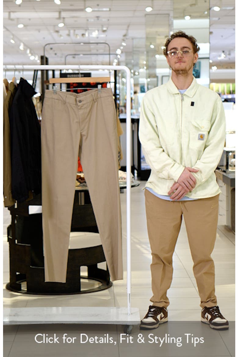 Charleston Khaki Fine Line Stretch Twill Pants video