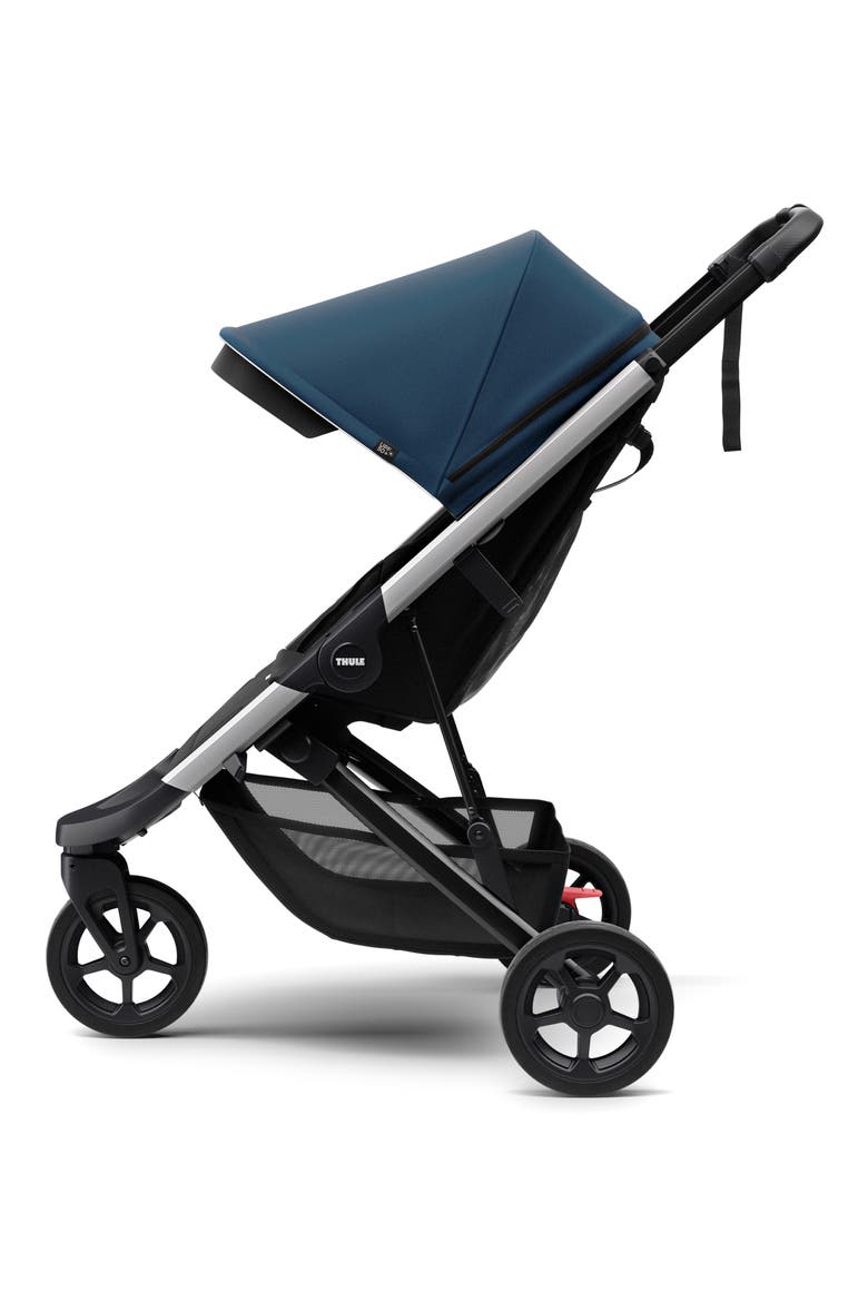 Spring Stroller & Essentials Accessory Bundle, Alternate, color, MAJOLICA BLUE
