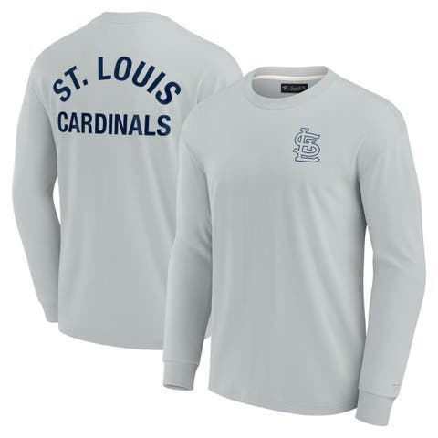 Unisex Fanatics Signature Gray St. Louis Cardinals Elements Super Soft Long Sleeve T-Shirt