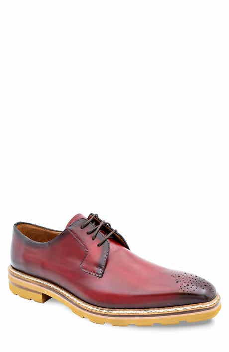 Mezlan Lug Sole Brogue Medallion Derby