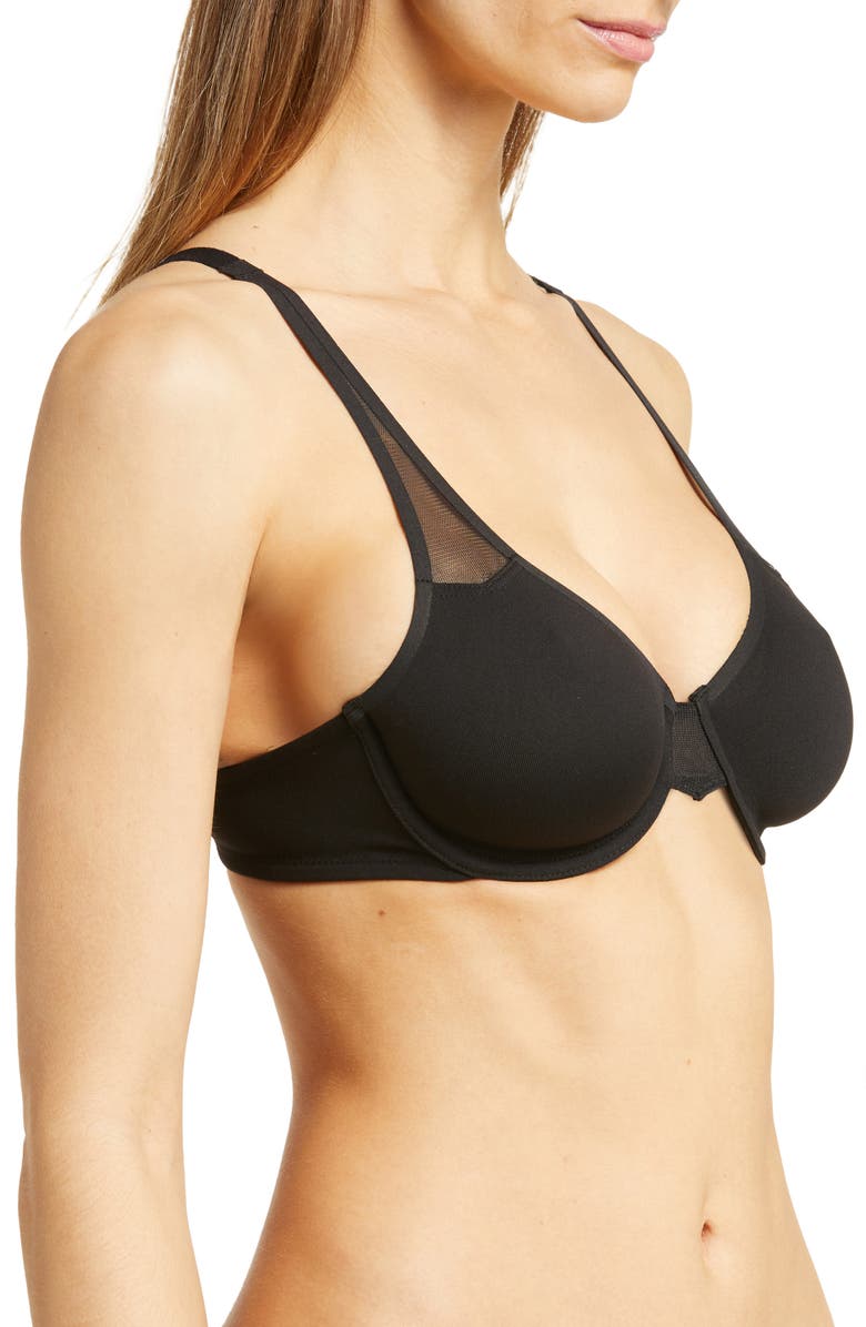 Wacoal Body by Wacoal 2.0 Underwire Seamless Convertible Bra, Alternate, color, Black