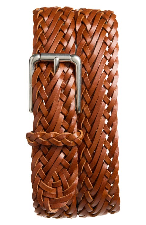 Braided Vachetta Leather Belt