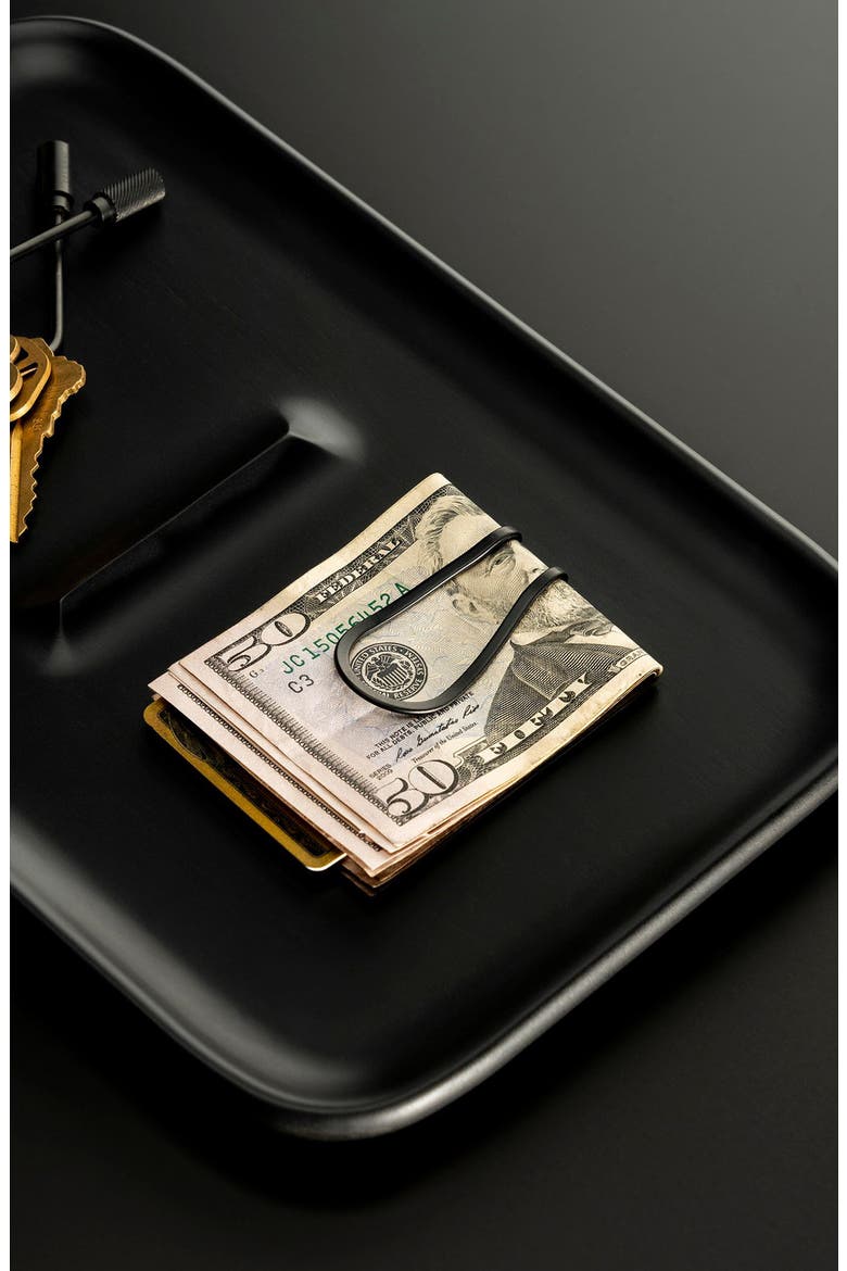 Station Titanium Money Clip, Alternate, color, VAPOR BLACK
