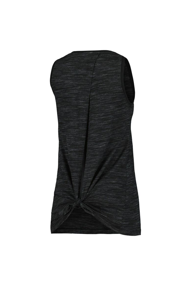 Women's New Era  Black Pittsburgh Steelers  Space Dye Active Tank Top, Alternate, color, Black