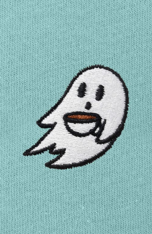 Dalix Spook-a-latte Relaxed Sweatshirt In Arctic Blue