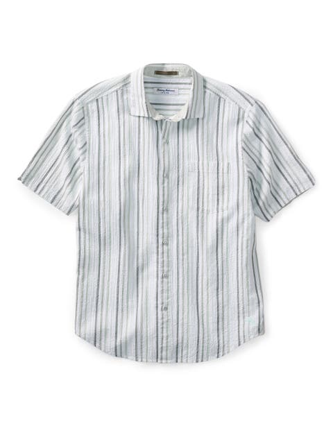 Big & Tall Nova Wave Silva Stripe Sport Shirt