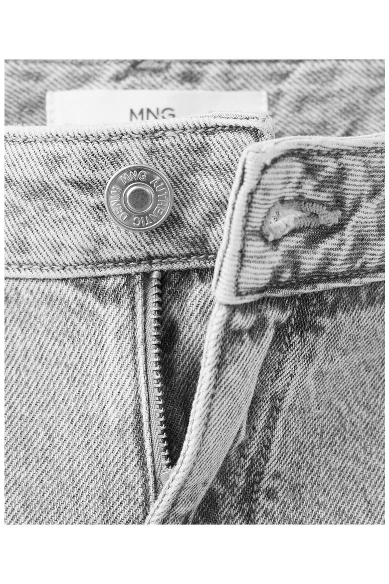 Studded Seam Wide Leg Jeans, Alternate, color, DENIM GREY