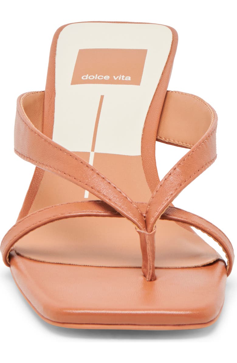 Dolce Vita Brevel Kitten Heel Flip Flop, Alternate, color, Saddle Leather