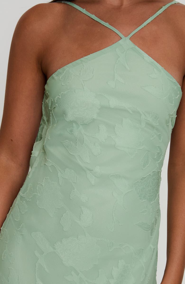 Princess Polly Zoelle Floral Jacquard Strappy Back Gown, Alternate, color, 