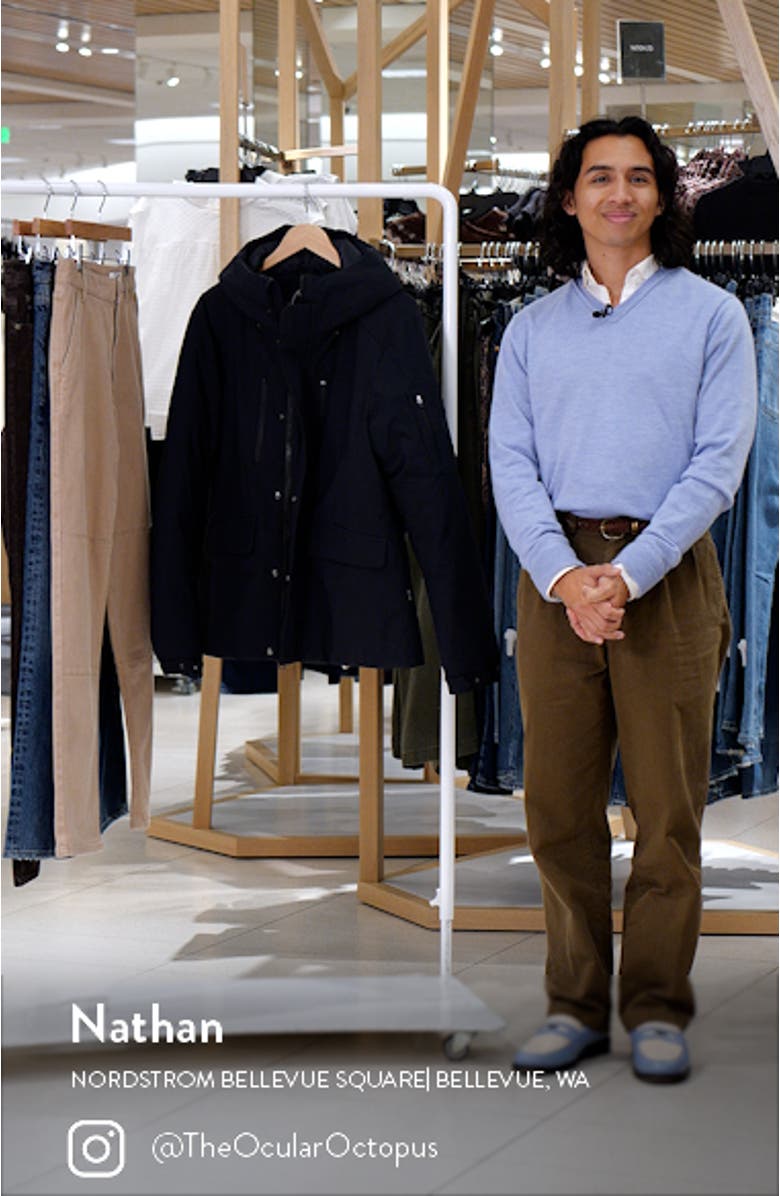 Hiram Water Resistant Hooded Coat, sales video thumbnail