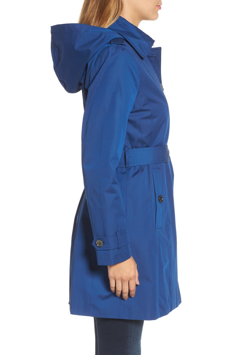 MICHAEL Michael Kors Core Trench Coat with Removable Hood & Liner, Alternate, color, 