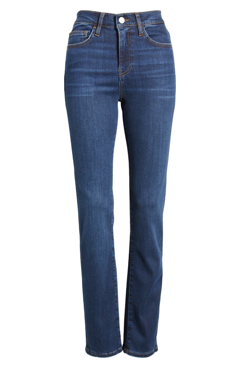 FRAME Le High Straight Leg Long Jeans, Alternate, color, Majesty