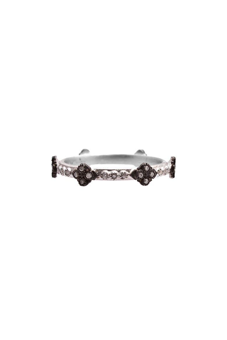 New World Diamond Stack Ring, Main, color, SILVER