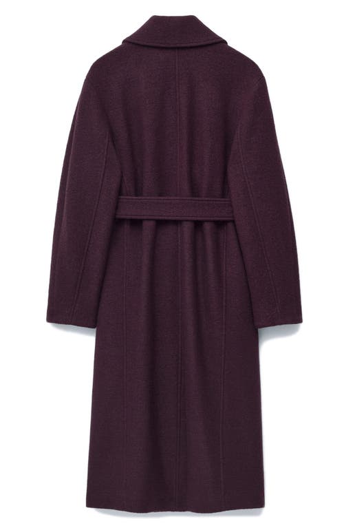 & Other Stories Belted Wool Wrap Coat In Multi