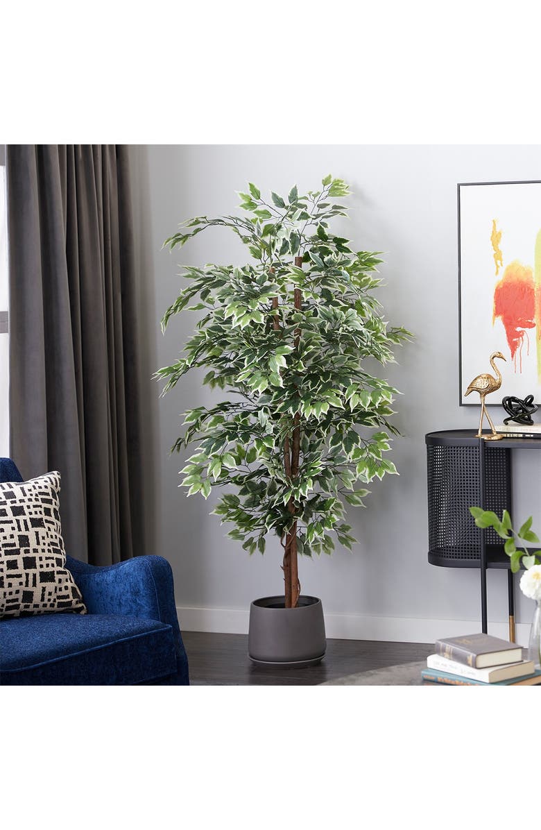 GINGER BIRCH STUDIO FICUS TREE ARTIFICIAL DECORATI, Alternate, color,