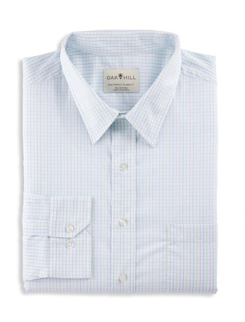 Big & Tall Springtime Check Dress Shirt
