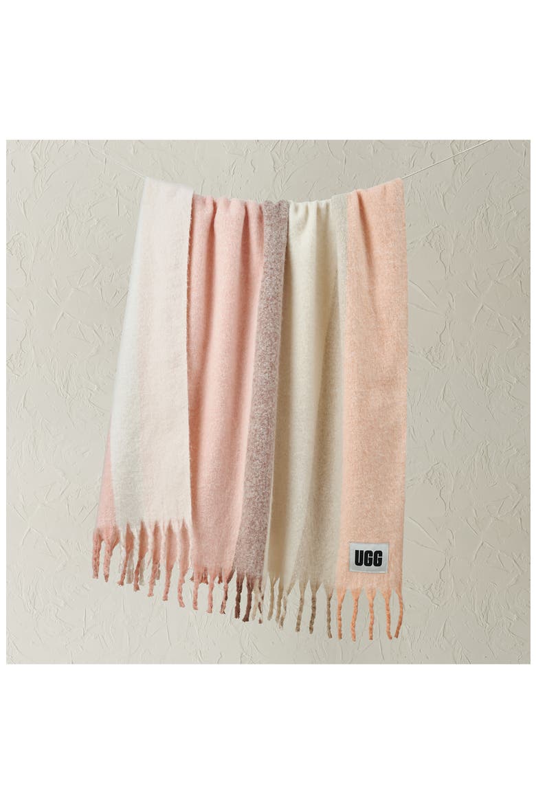 Calyx Throw Blanket, Alternate, color, PANSY