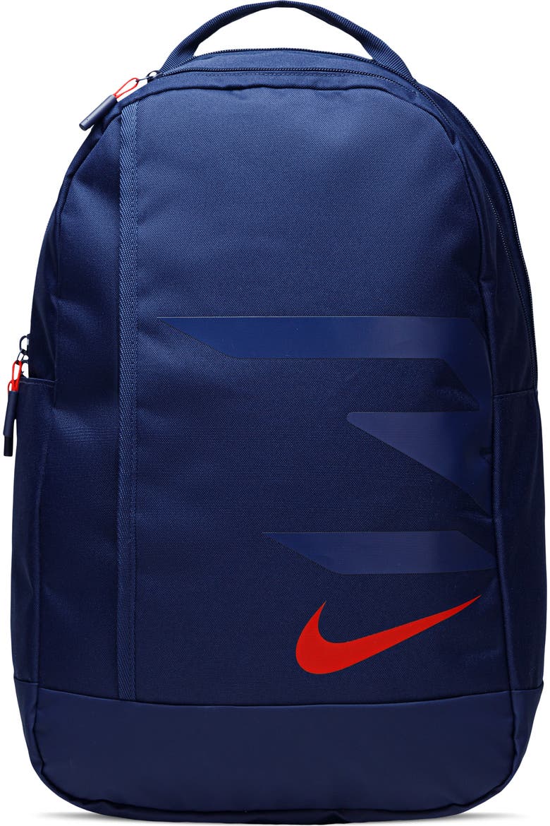 nike backpack 3 main zippers Repel with Free Embroidery Options Made of 100% polyester Kids' 3 Brand Blitz Backpack