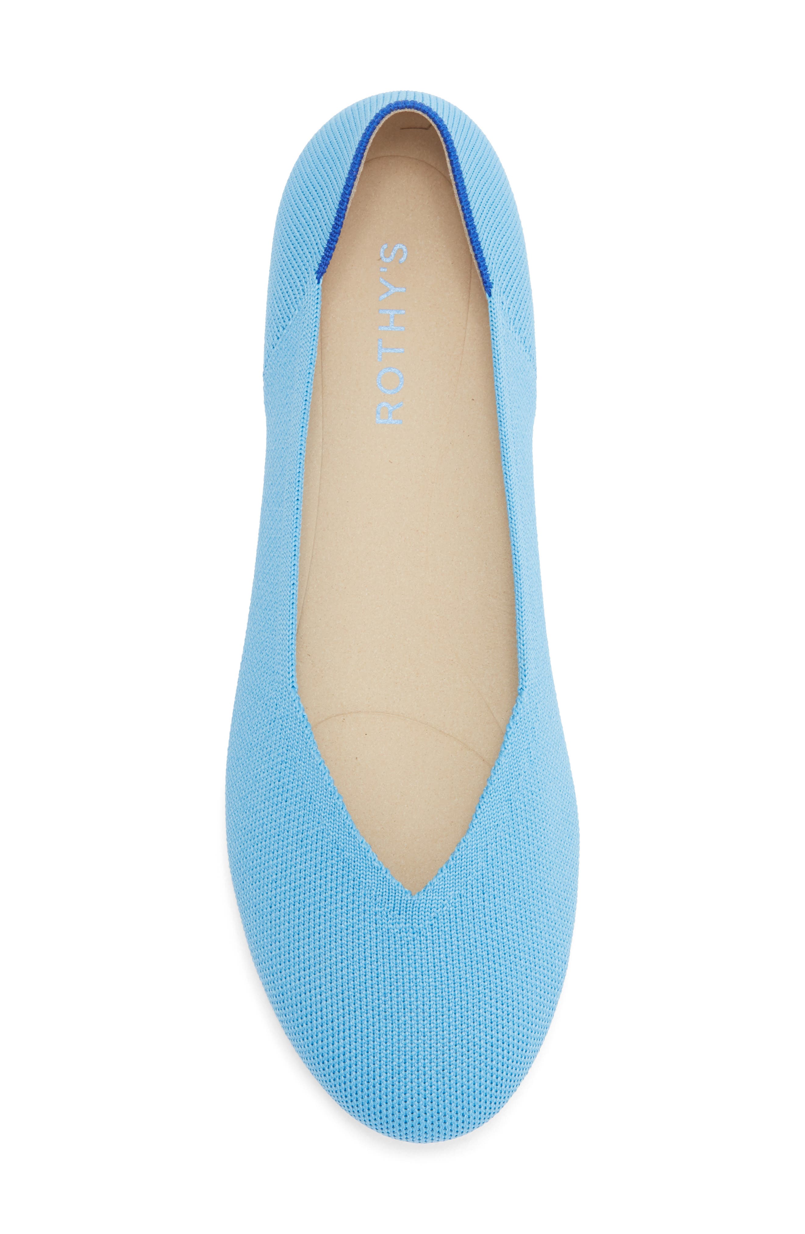The Daily Ballet Flat, Alternate, color, ROBIN BLUE