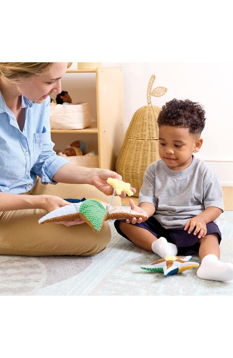 Kaplan Early Learning Company Plush Sea Stars - Set of 2, Alternate, color, Multicolored