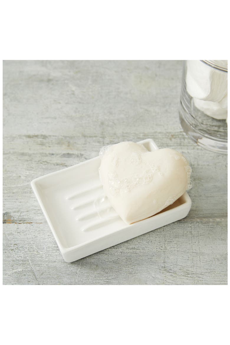 Newcombe Soap Dish, Alternate, color, WHITE