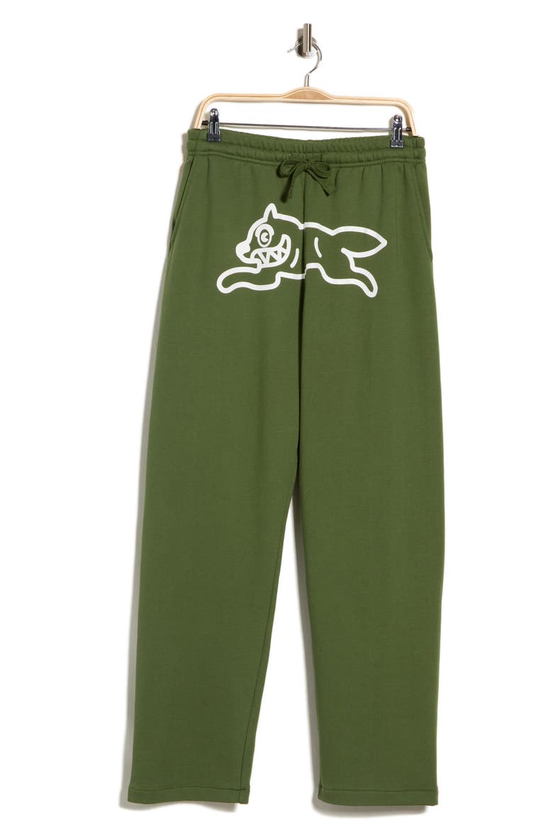 Running Dog Drawstring Sweatpants, Alternate, color, BRONZE GREEN