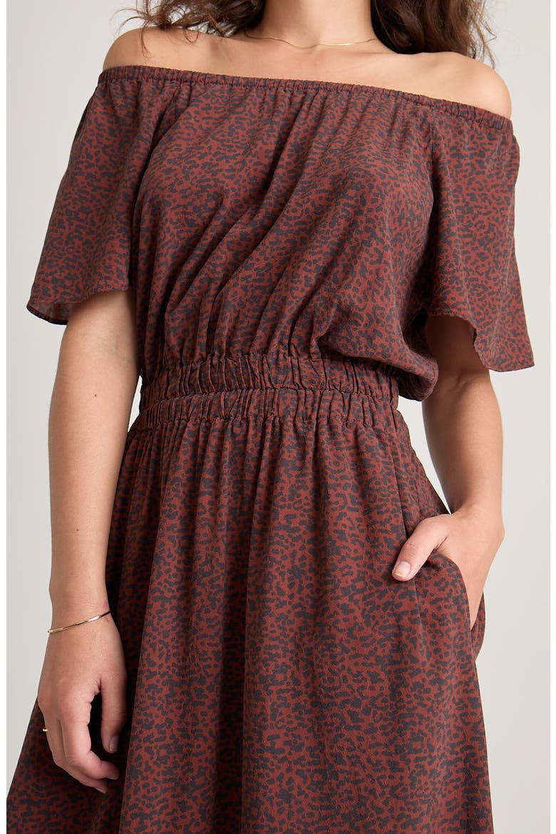 Ivy Animal Print Cutout Maxi Dress, Alternate, color, CHEETAH