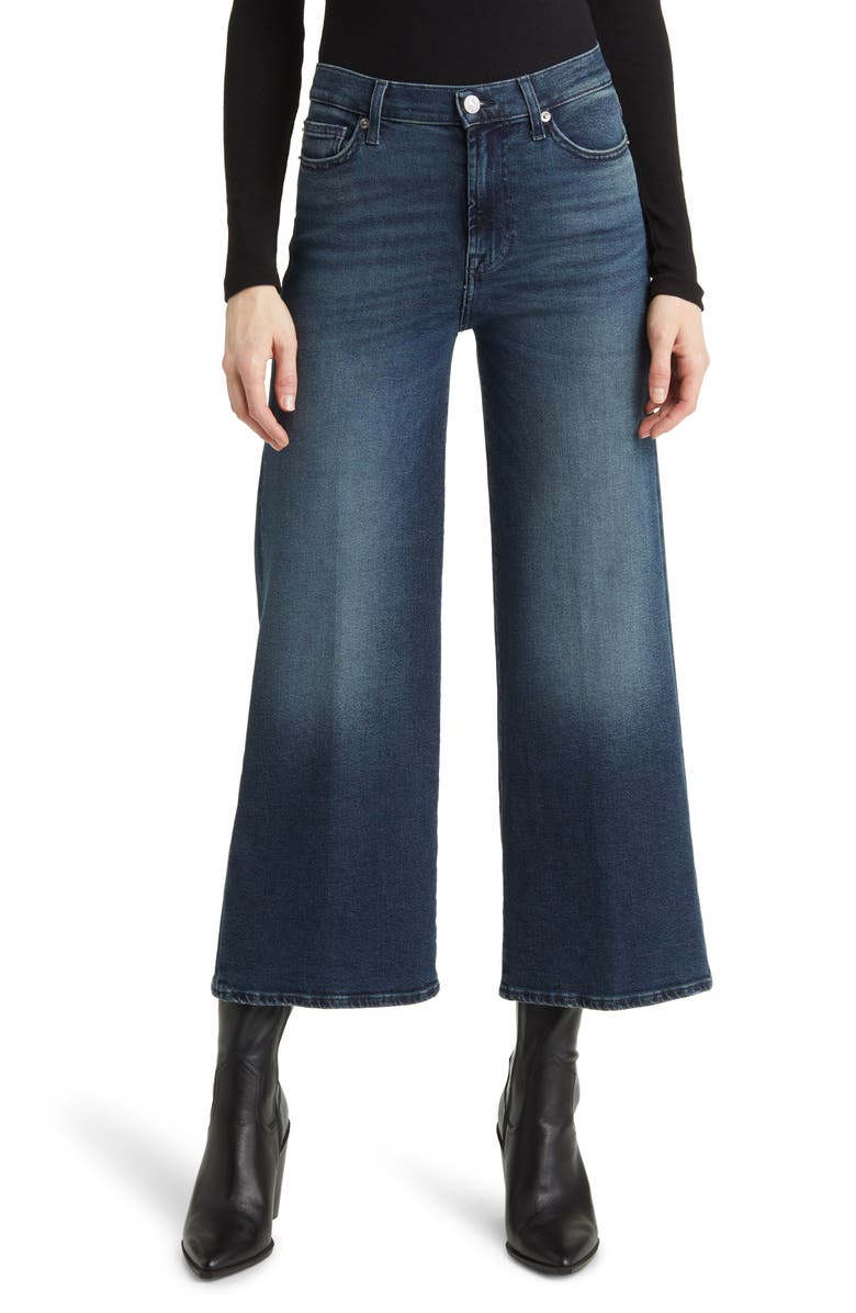 7 For All Mankind Jo High Waist Ankle Wide Leg Jeans, Main, color,