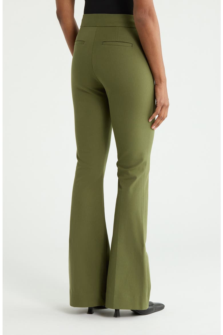 Crosby Flare Trousers, Alternate, color, FATIGUE